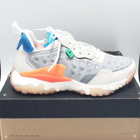 Nike Air Jordan Delta 2 Light Smoke Grey White Blue Orange